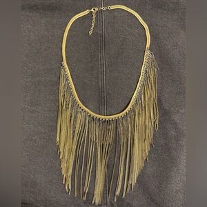 Free People Fringe Mixed Metal Necklace